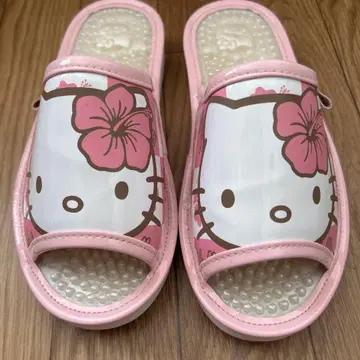 헬로키티 샌들 건강 샌들 M 슬림 레그 샌들 레어