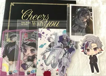 후와 미나토 인비테이션 카드 클리어 카드 스티커 종이류 세트