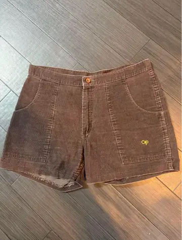 op 빈티지 숏팬츠 W34 코듀로이 팬츠 오션 퍼시픽