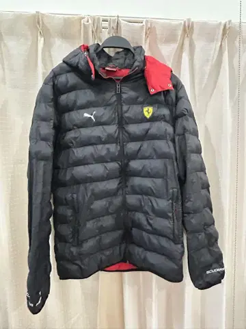 레어 페라리 PUMA Ferrari 나일론 자켓 L 블랙/빨간색