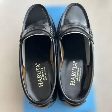 HARUTA 블랙 로퍼 23.5cm EE