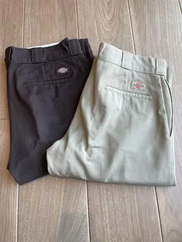 Dickies 디키즈 874 베이지&브라운 2세트 W32