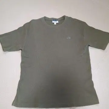 LACOSTE 올리브색 T셔츠 US L