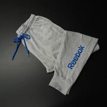 90s- Reebok 리복 스웨트 팬츠 밑단 프린트 슬리브웨어