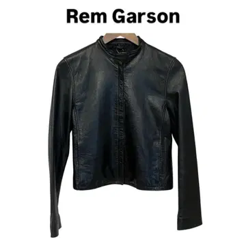 [ M3 ] Rem Garson 블랙 가죽 자켓 S