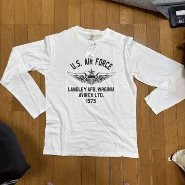 새상품 AVIREX U.S. AIR FORCE 긴팔 티셔츠 XL
