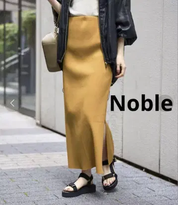 Noble 노블 토탄 골지 타이트 스커트 사이즈 36