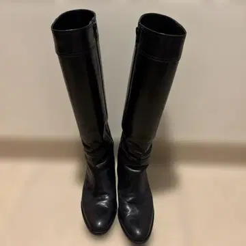 가격 인하! 마가렛호웰 이데아 블랙 가죽 롱 부츠