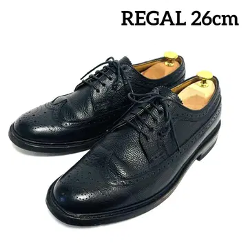 새상품급 REGAL 리갈 윙 칩 외날개 26cm 가죽 엠보