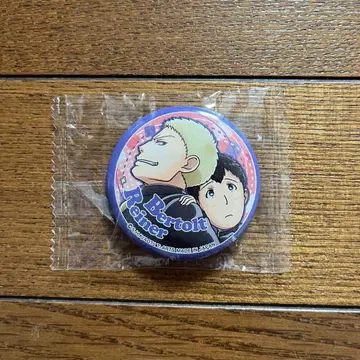 진격의 거인 거인중학교 거중 캔뱃지 캔배치 라이너 브라운트홀트 레어