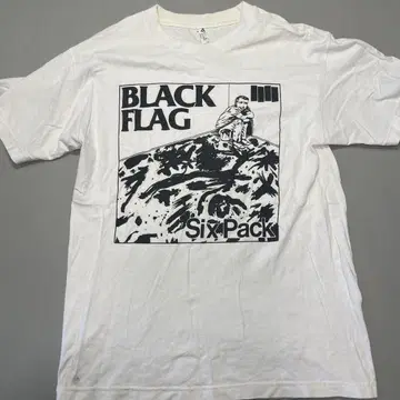 BLACK FLAG Six Pack 밴딩 T