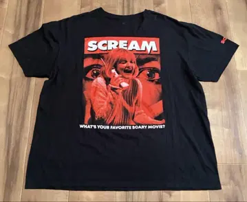 SCREAM 스크림 T셔츠 호러 영화 90s
