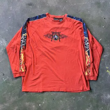 no boundaries 롱T 90s 고질라