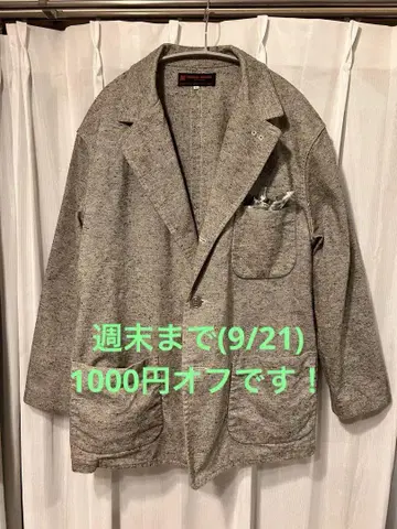 새상품급 EVISU hidehiko yamane 테일러드 자켓 42