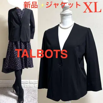 새상품! 빅 사이즈! 탈봇 경량 V넥 노카라 자켓 블랙 13 XL