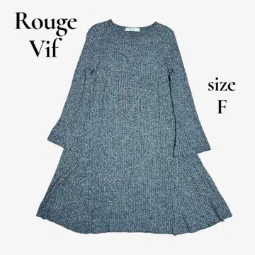 Rouge Vif 루즈비프 A라인 니트 원피스 아바하우스