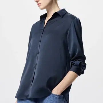 UNIQLO 새틴 블라우스 3장 세트
