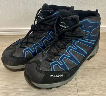 [ 1회만 사용/새상품급 ] mont-bell 등산화 그레이/블루