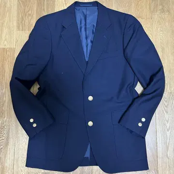 온워드제 MIKELOAD 네이비 골드 버튼 테일러드 자켓 A4