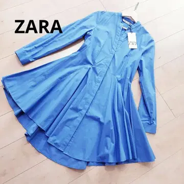 새상품 ZARA 숏 포플린 원피스 원피스 튜닉 블라우스 S