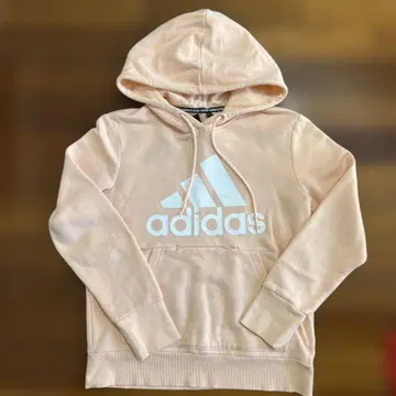 adidas 핑크 후드 부착 후드티