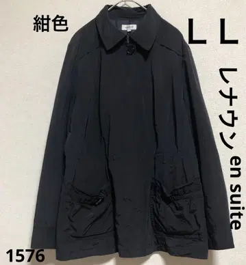 레나운 LL ensuite 네이비 컬러 자켓 블루종