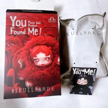 정품 SKULLPANDA You Found Me! Darkness