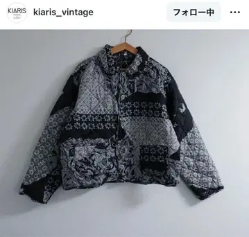 kiaris vintage 퀼팅 자켓 리버서블