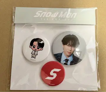 Snow Man 1st POP-UP 캔뱃지 세트 미야타테 료타