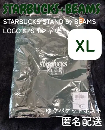 STARBUCKS STAND by BEAMS 그린 XL S/S T