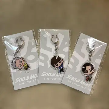 SnowMan 스노우 칠 아크릴 키링 3개 세트