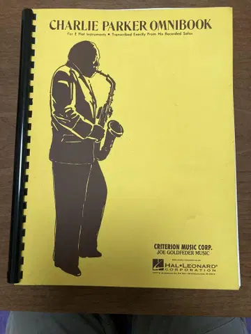 charlie parker omnibook 새상품급!