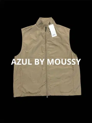 AZUL BY MOUSSY 남성용 고프코어 스탠드 베스트 라이트 브라운