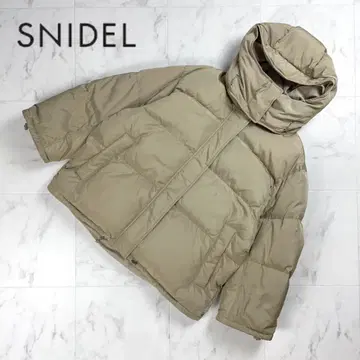 SNIDEL 스나이델 팬션 다운 자켓 베이지 F*YC163