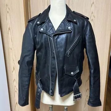 Schott 더블 라이더 자켓 블랙
