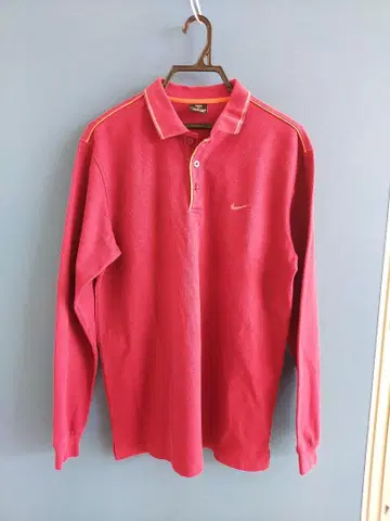 Nike 빨간색 긴팔 피케 셔츠
