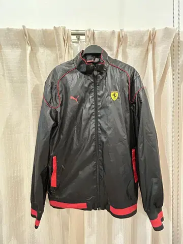 레어 페라리 Puma Ferrari 나일론 자켓 블랙/레드