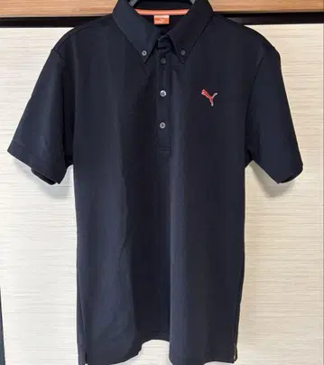PUMA 블랙 피케 셔츠