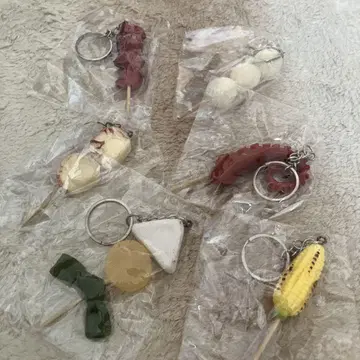 식품 샘플 안주 꼬치 키링