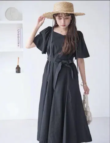 cohina 하트 바닥 플레어 원피스