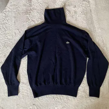 LACOSTE 네이비 터틀넥 스웨터 M