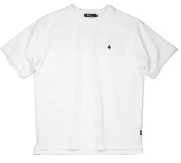 POLO PLAYER 루즈핏 T셔츠 화이트