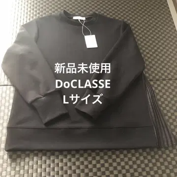 [ 미사용 새상품 ] DoCLASSE 티셔츠 분또 소재 블랙