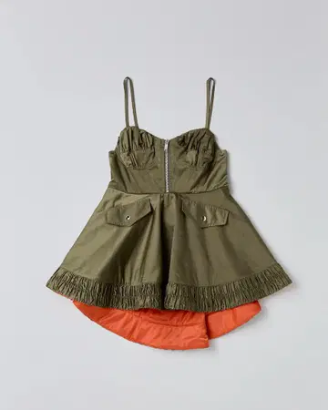 [ POPPY ] Military flare tunic