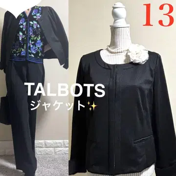 컨디션 최상! 빅 사이즈! 탈봇 워셔블 노카라 자켓 블랙 13 XL