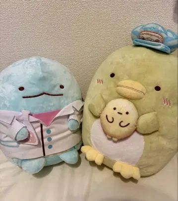 펭귄 토카게 봉제 인형 스밋코 복권 2개 세트