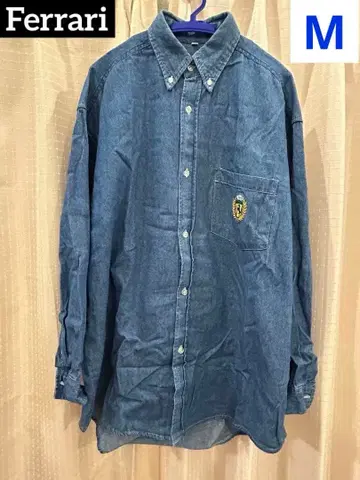 레어 페라리 MAGNETI MARELLI 데님 셔츠 M 사이즈 오버사이즈