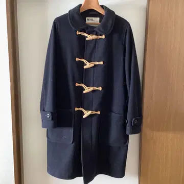 MHL. 네이비 더플 코트 마가렛호웰