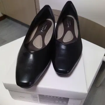 RAKUNA 심플 펌프스 23.5cm 블랙