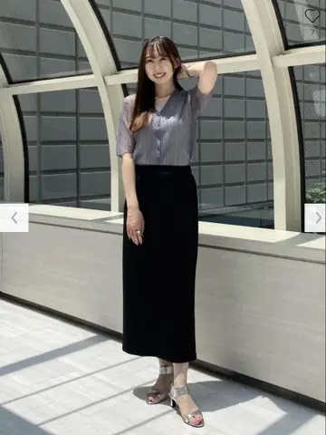 미사용 새상품 PLST 글리터 시어 가디건